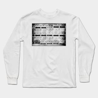 Stacked Apple Crates BnW Long Sleeve T-Shirt